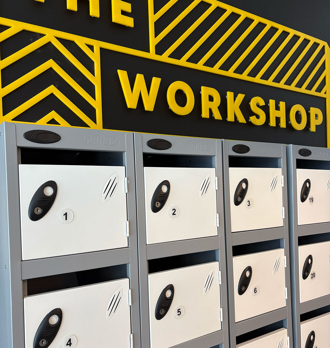 The lobby at The Workshop - where your post lands and your guests are met